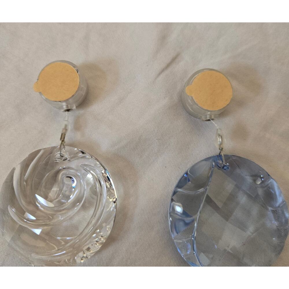 Swarovski Crystal Window Ornament Set of 2 SCS Air 1005276 & Water Blue 1270942 - Picture 6 of 11